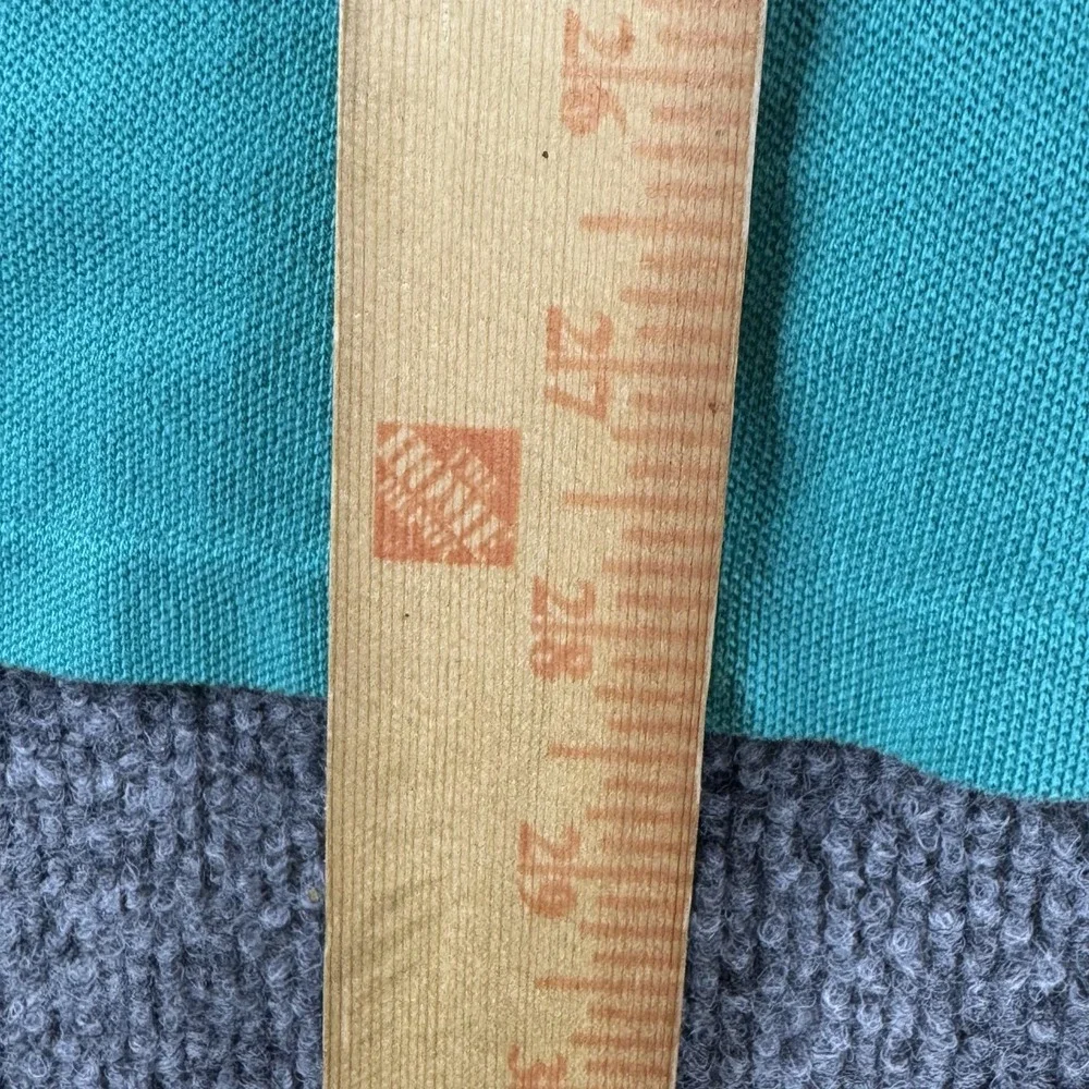 Polo Ralph Lauren Shirt Men XL Teal Short‎ Sleeve Button Down Cotton Custom Fit